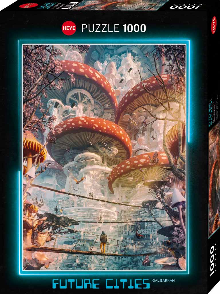 Heye - Future Cities Shroomland 1000 Piece Jigsaw