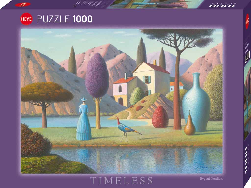 Heye - Timeless Lady in Blue 1000 Piece Jigsaw