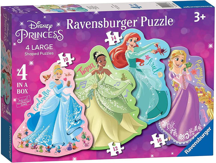 Ravensburger - Disney Princess 4 Shapes in a Box - Jigsaw