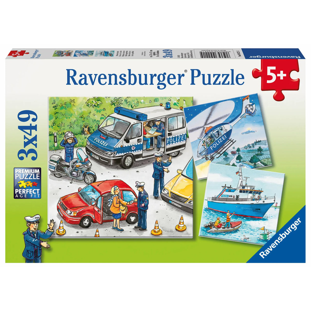 Ravensburger - Police In Action 3x49 Piece Jigsaw