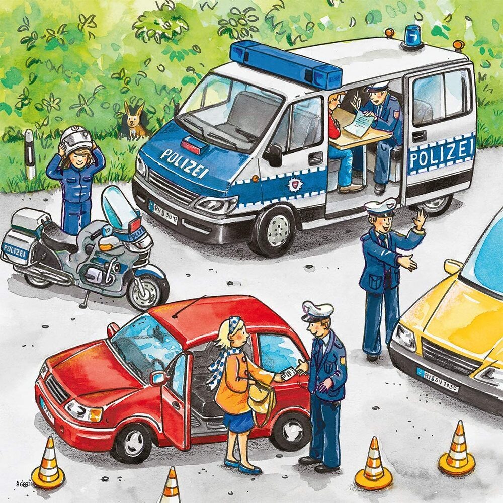 Ravensburger - Police In Action 3x49 Piece Jigsaw