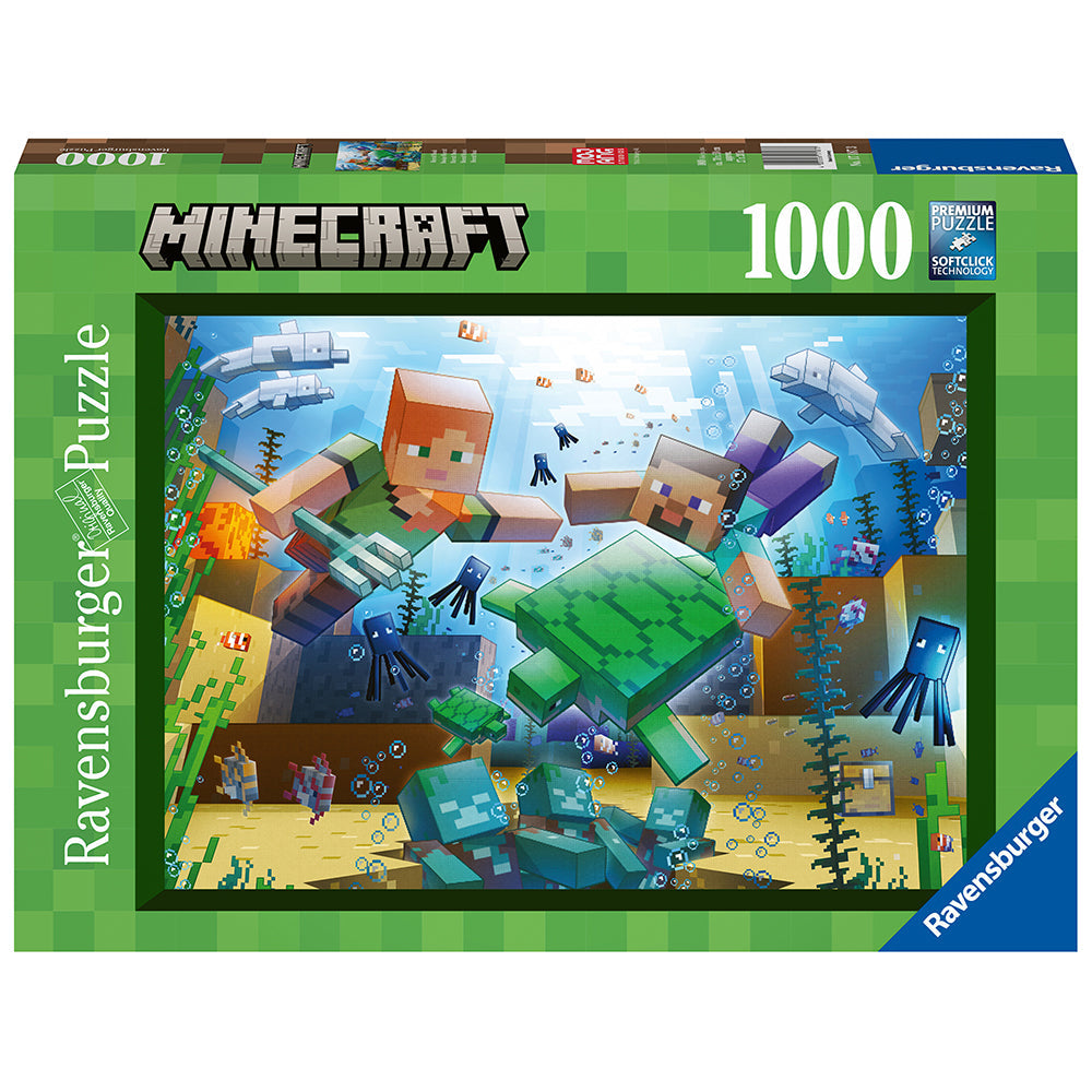 Ravensburger - Minecraft Mosaic 1000 Piece Jigsaw