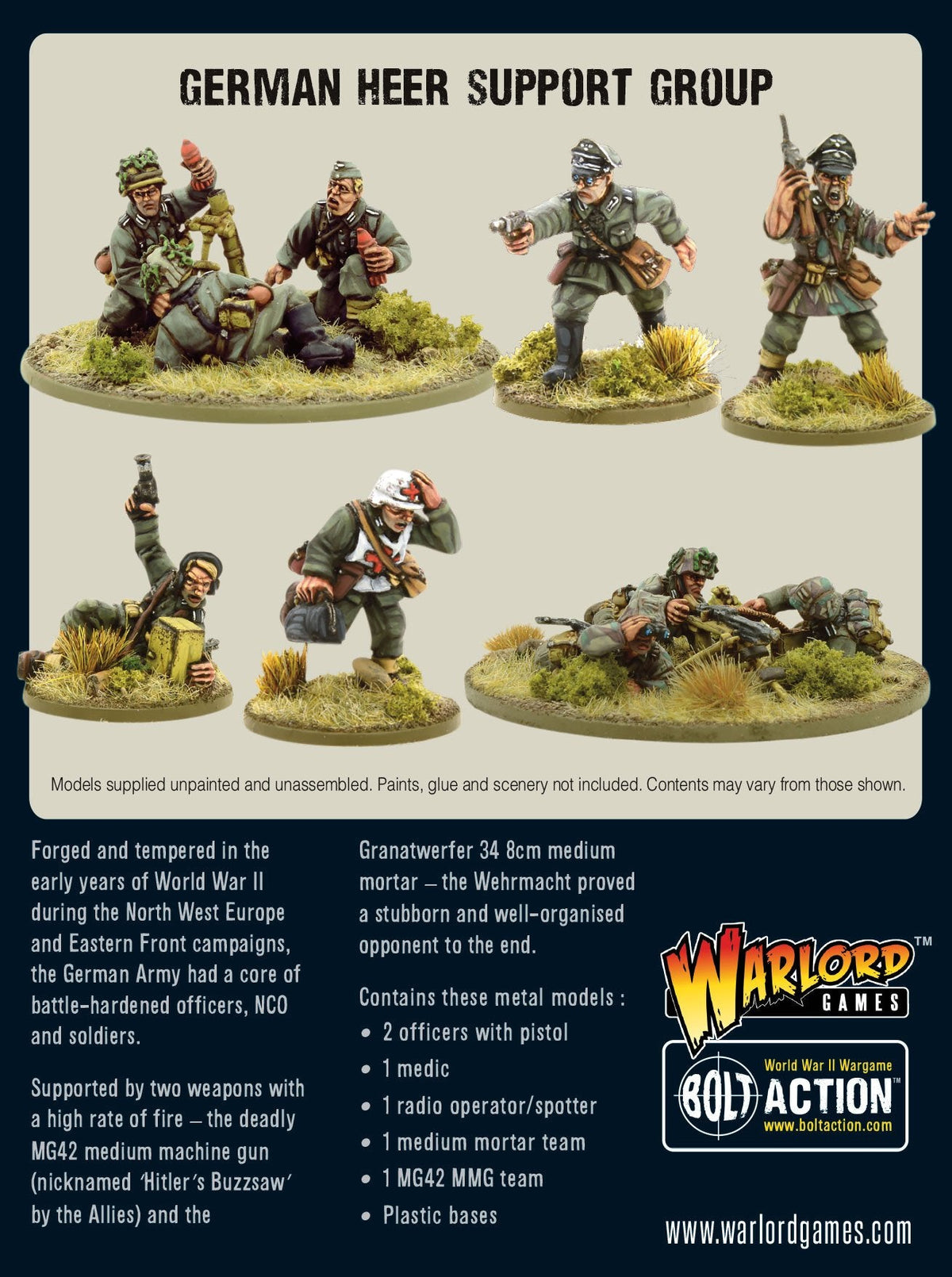 Bolt Action - German Heer Support Group