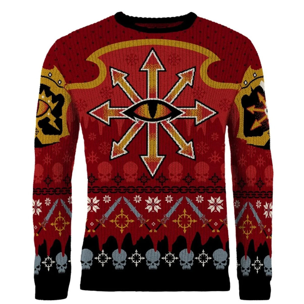 Warhammer 40000: Chaos Christmas Jumper (Size XXL) (Preorder)