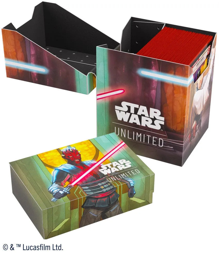 Gamegenic Star Wars Unlimited Soft Crate - ObiWan Kenobi/Darth Maul - Preorder