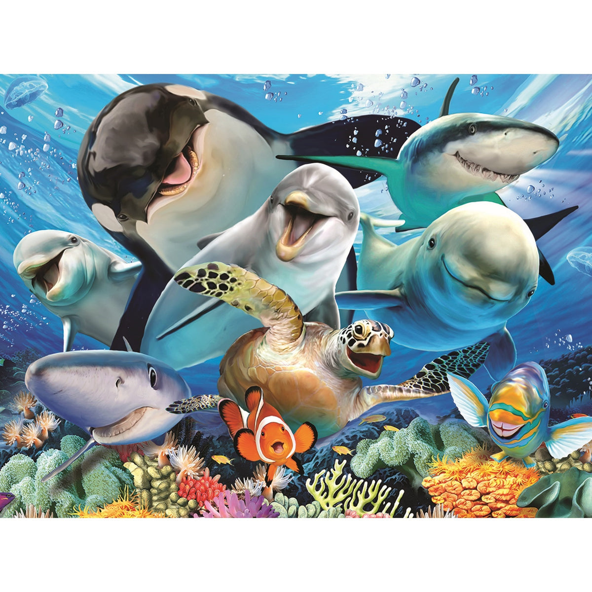 Prime3D Underwater Selfie - 63 Piece 3D Jigsaw