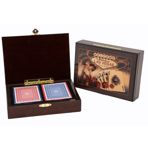 Playing Card Box - Cards Included - Las Vegas Design