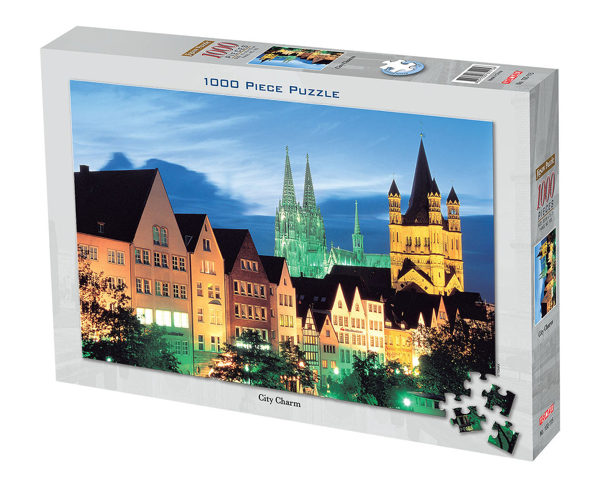 City Charms 1000 Piece - Tomax Jigsaw Puzzle