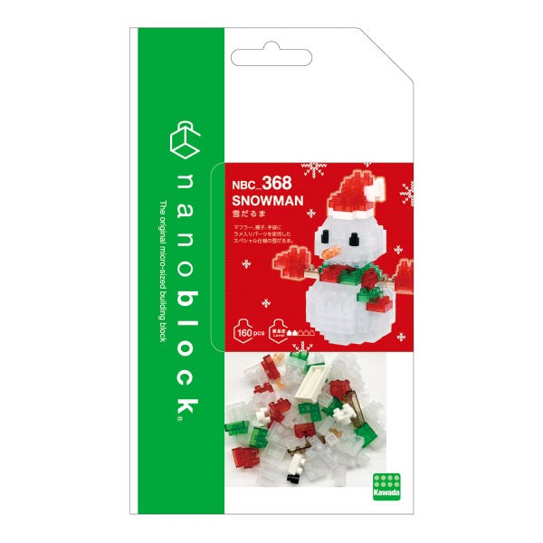 Nanoblocks Snowman - Glitter