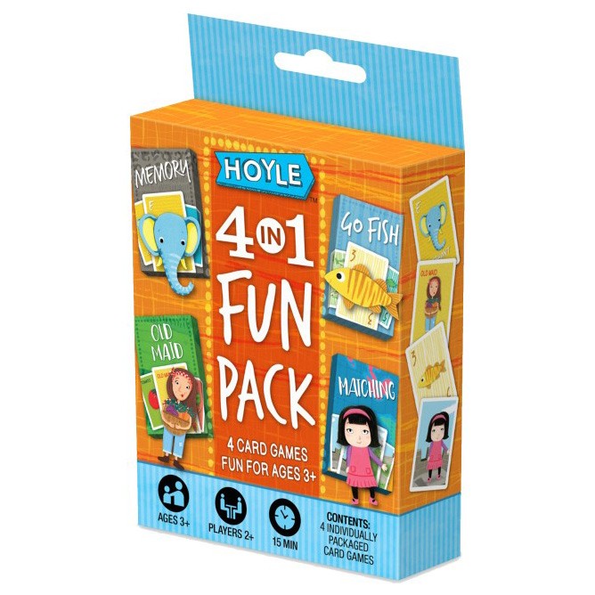 Kids Card Games 4 1n 1 Fun Pack