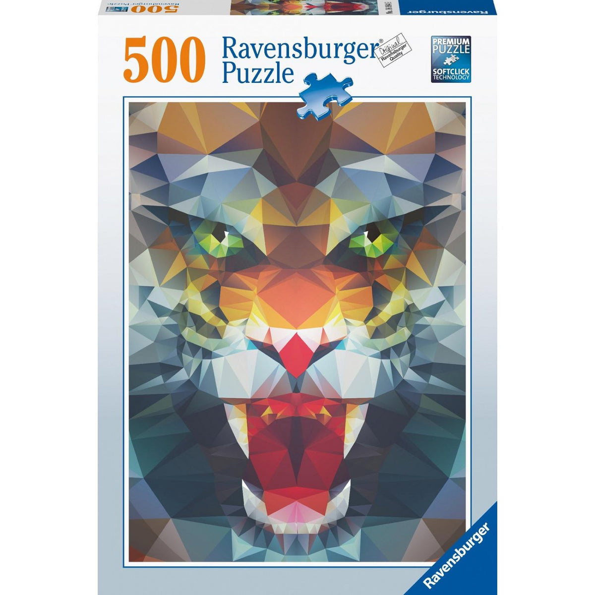 Ravensburger - Polygon Lion 500 Piece Jigsaw