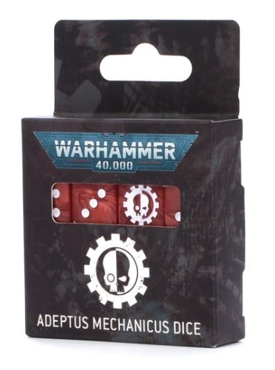 Warhammer 40000: Adeptus Mechanicus Dice (59-08)