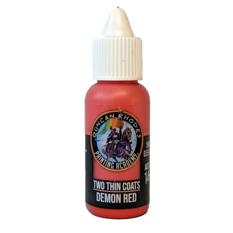 Two Thin Coats - Demon Red 15ml