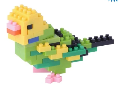 Nanoblocks - Budgerigar Green Opaline