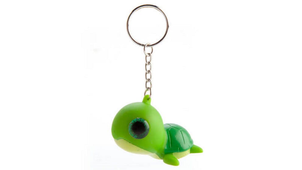 Eye Popping Keychain Turtle