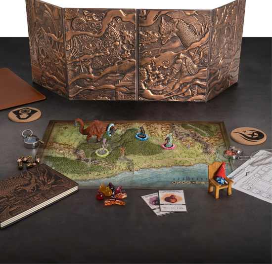 3D Faux-Leather Customizable Game Master Screen