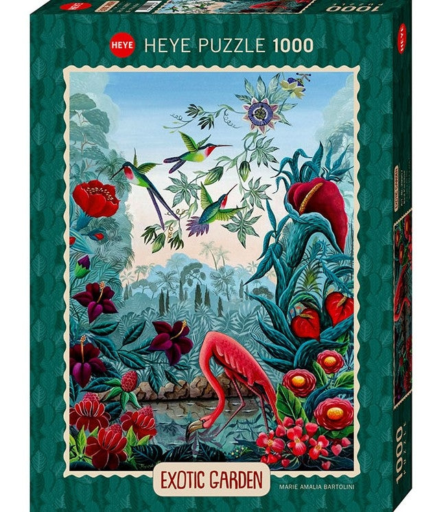 Heye - Exotic Garden Bird Paradise 1000 Piece Jigsaw