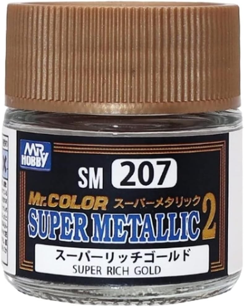 MR. Hobby Super Metallic 2 SM207 Super Rich Gold 10ml