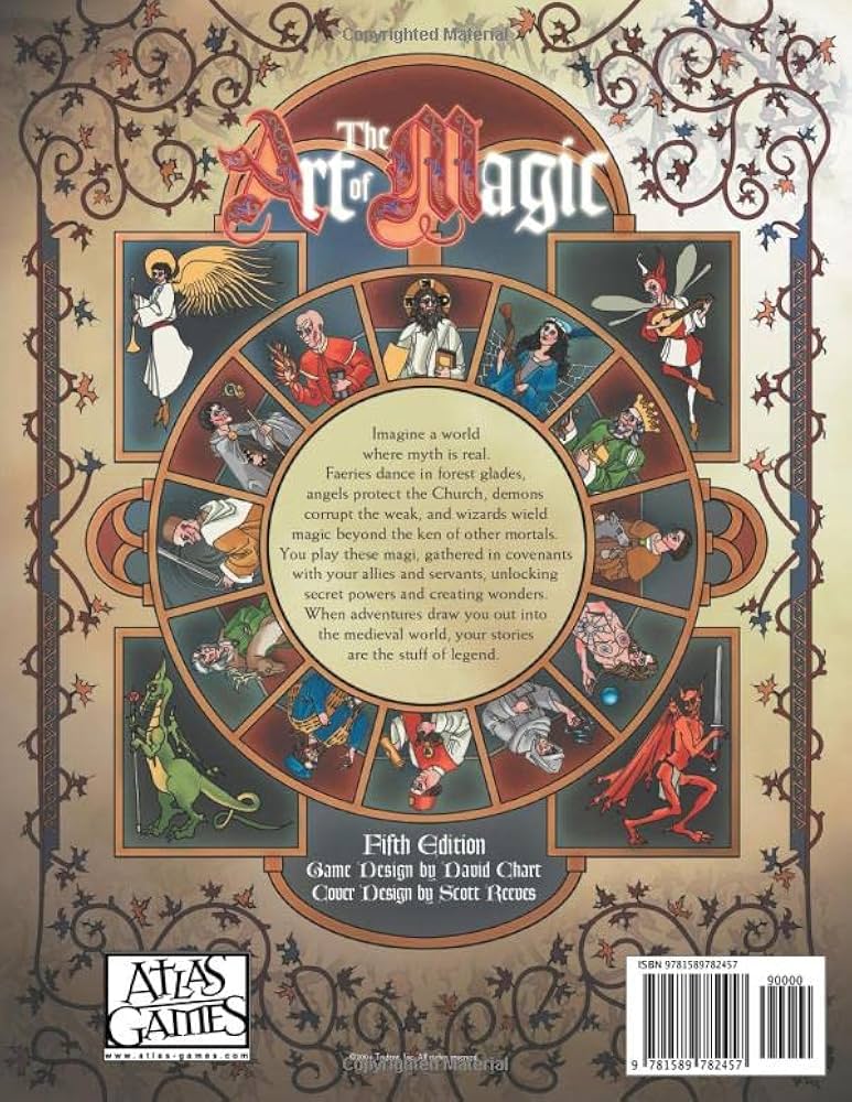 Ars Magica RPG - Fifth Edition - Softcover Rulebook