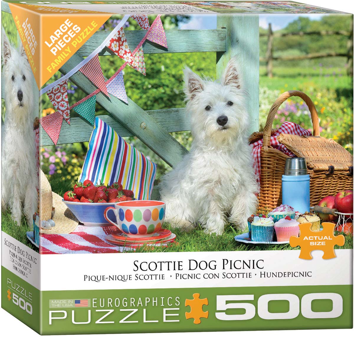 Eurographics Scottie Dog Picnic 500 XL Piece Jigsaw