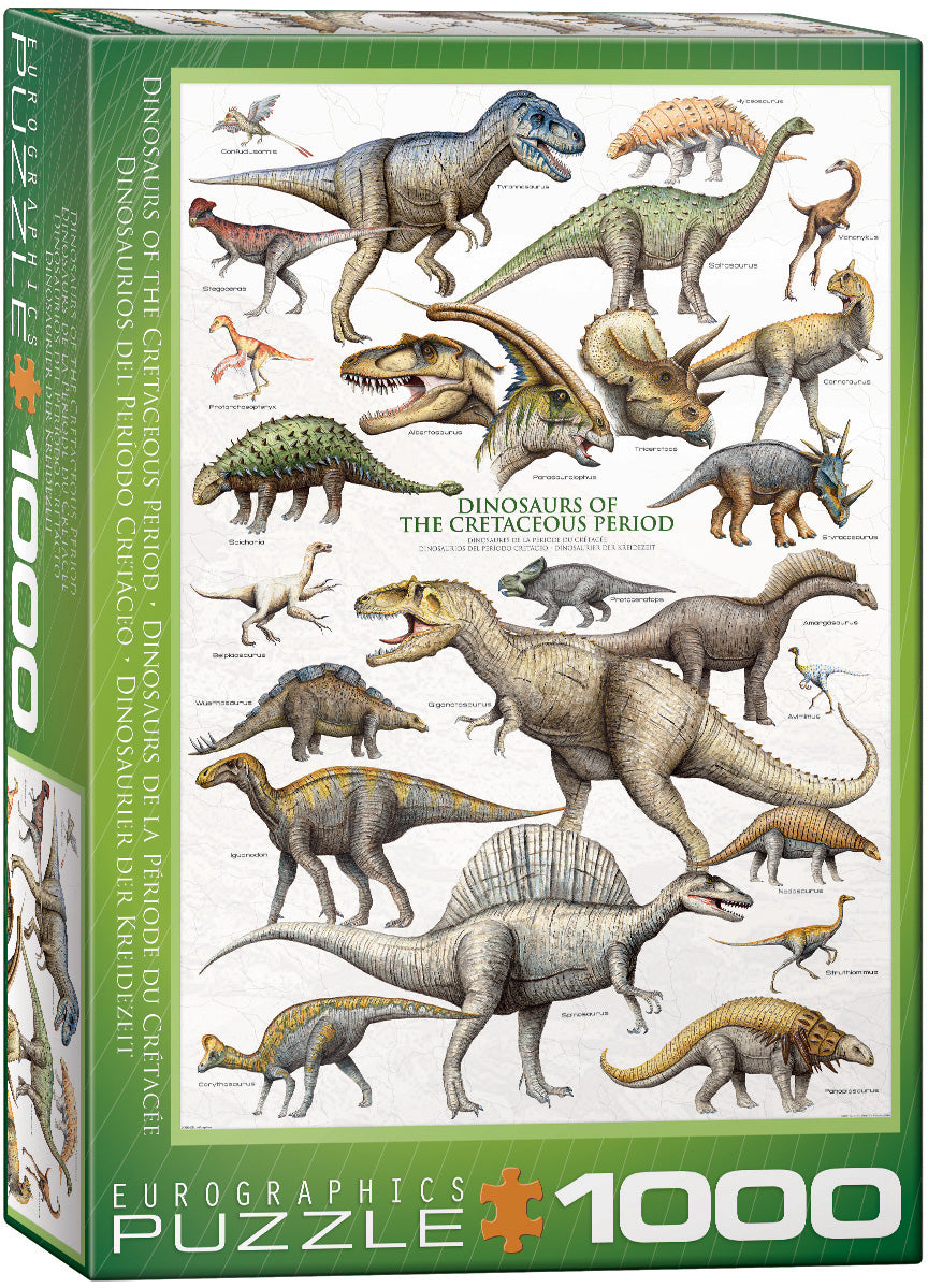 Eurographics Dinosaur Cretaceous Period 1000 Piece Jigsaw