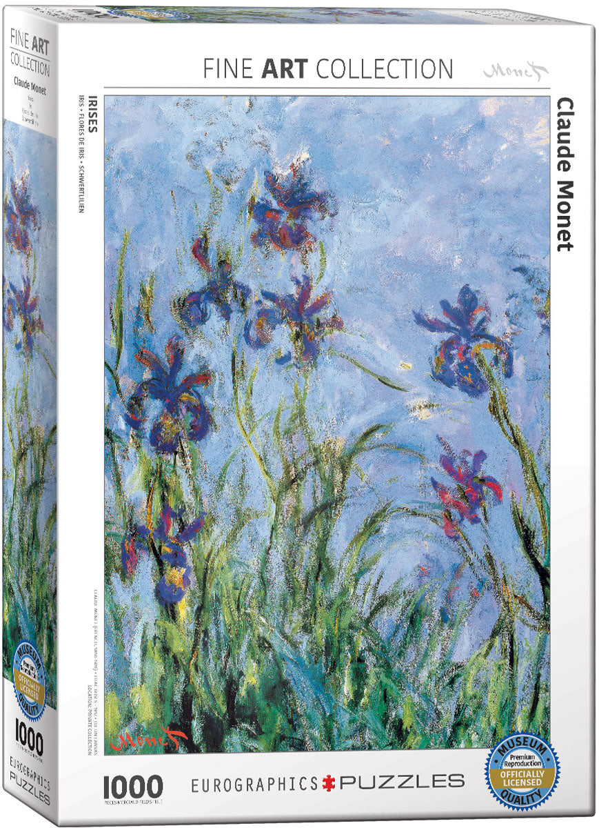 Eurographics Monet Irises 1000 Piece Jigsaw