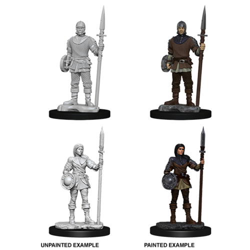 Wizkids Deep Cuts Unpainted Miniatures Guards