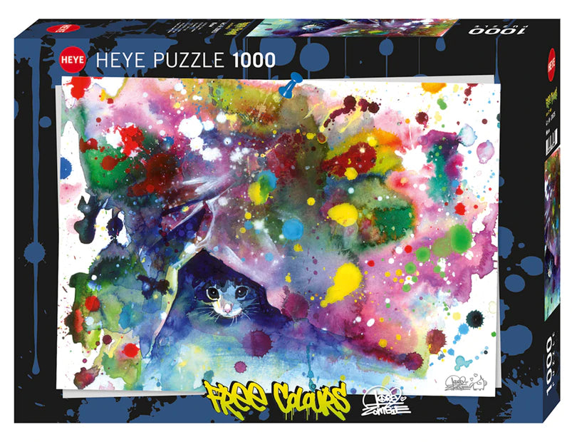HEYE Free Colours Meow 1000 Piece Jigsaw
