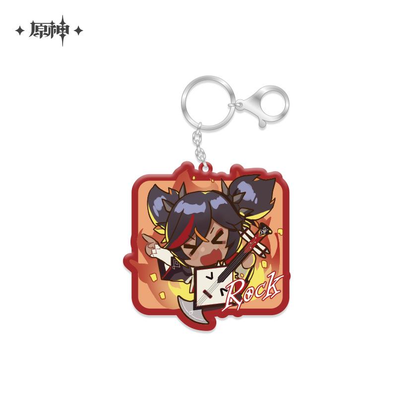 Genshin Impact Acrylic Keychain Emoji