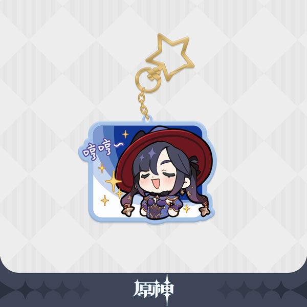 Genshin Impact Acrylic Keychain Emoji