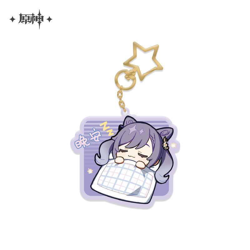 Genshin Impact Acrylic Keychain Emoji