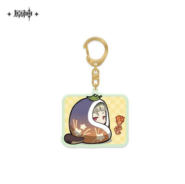 Genshin Impact Acrylic Keychain Emoji