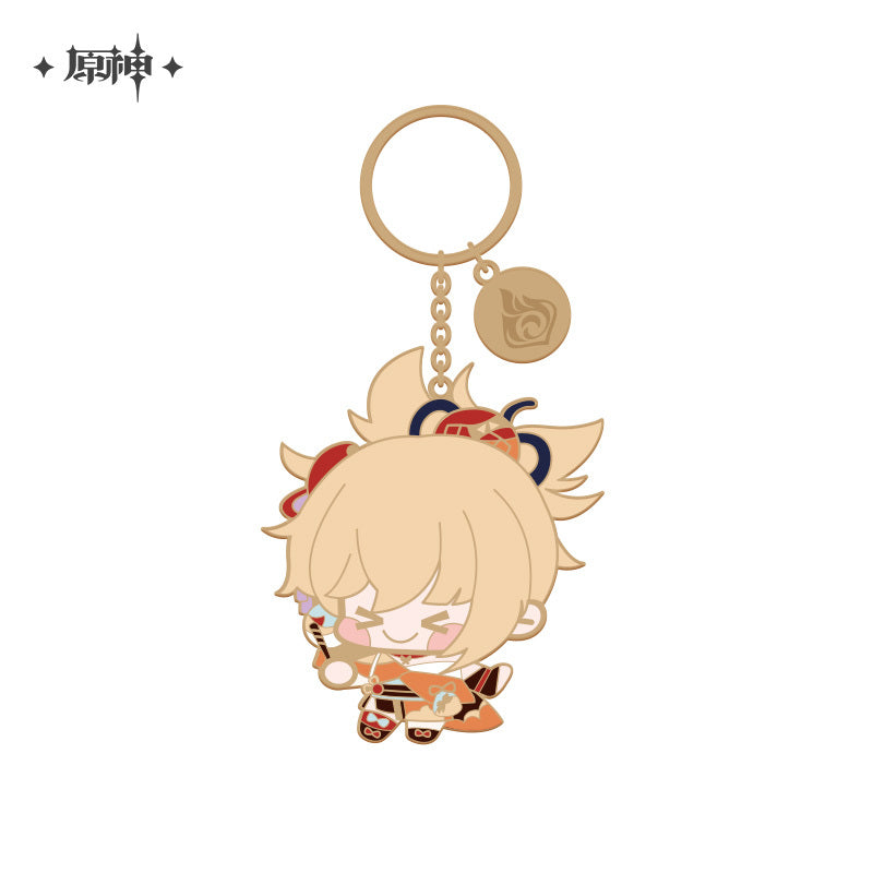 Genshin Impact Metallic Character Keychain - Yoimiya