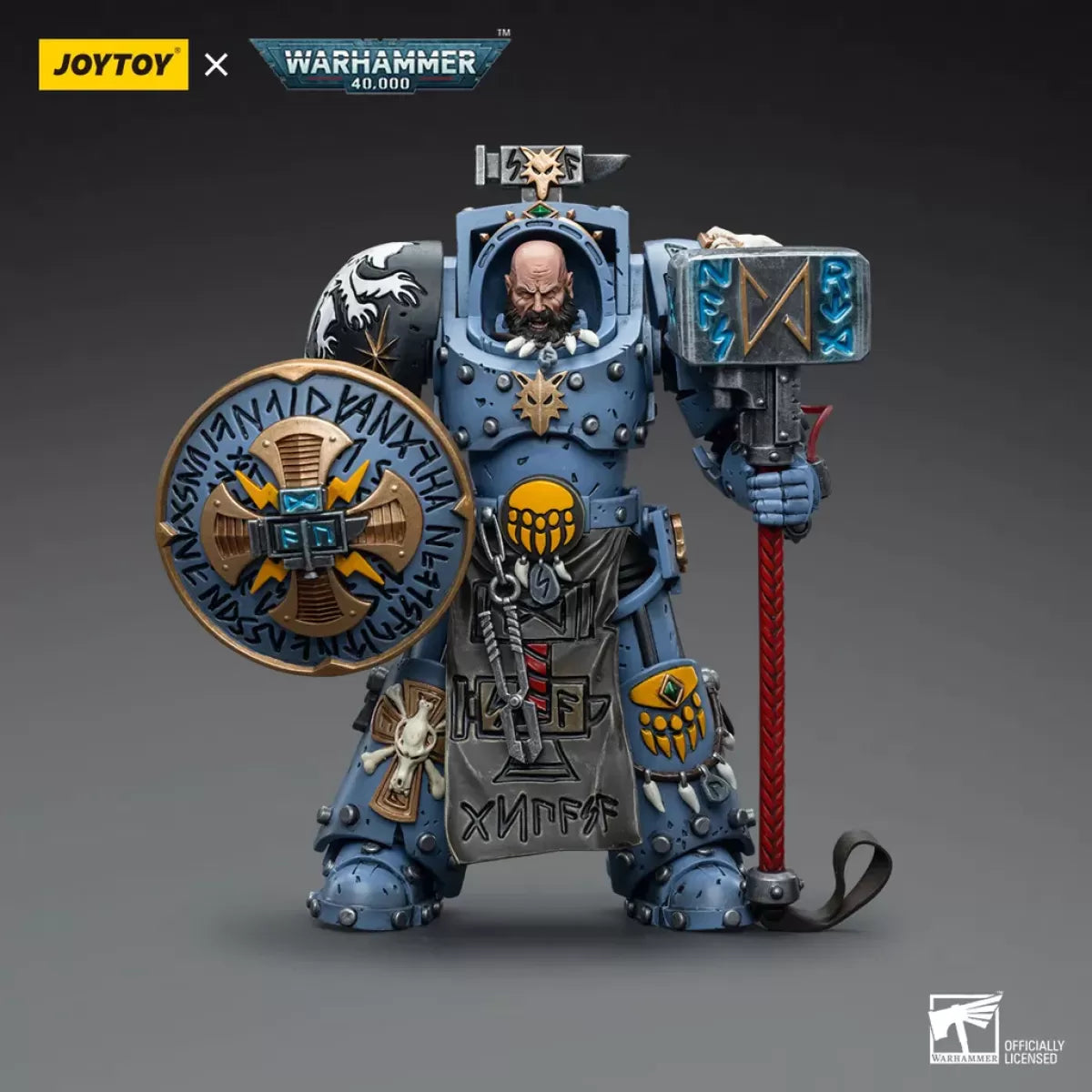 Warhammer Collectibles: 1/18 Scale Space Wolves Arjac Rockfist