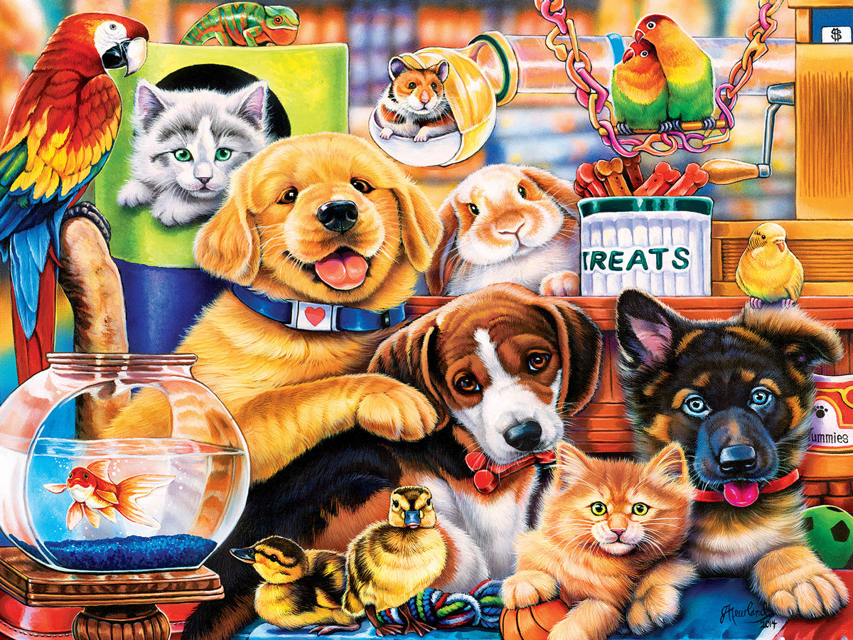Masterpieces Playful Paws Home Wanted Ez Grip Puzzle 300 Piece Jigsaw