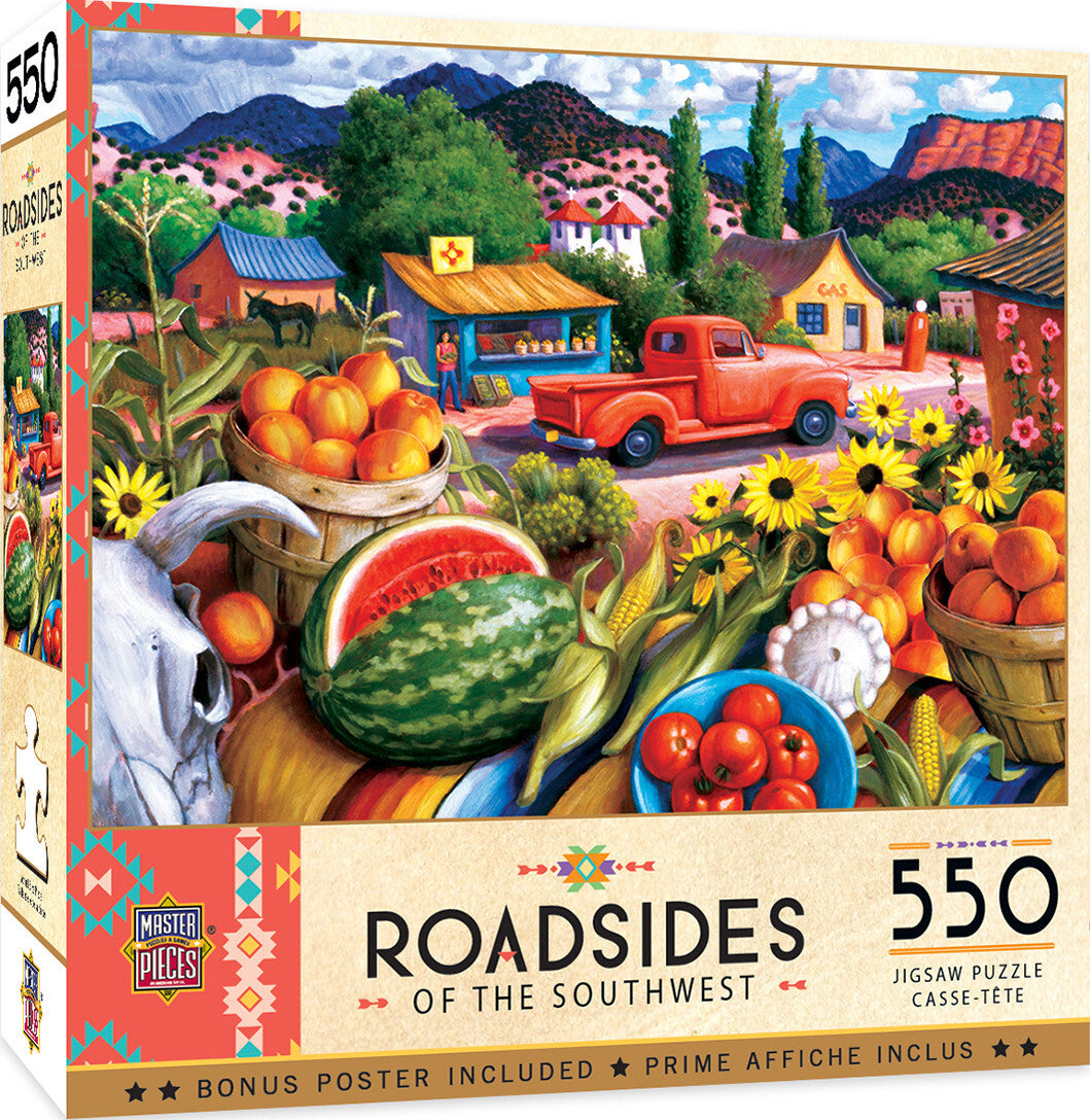 Masterpieces Roadsides of the Southwest Summer Fresh 550 Piece Jigsaw
