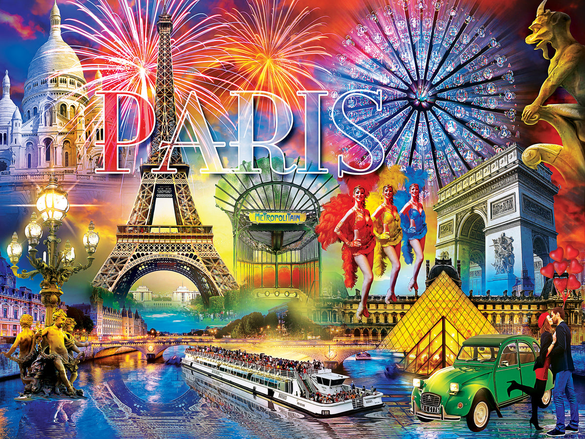 Masterpieces Greetings From Paris 550 Piece Jigsaw