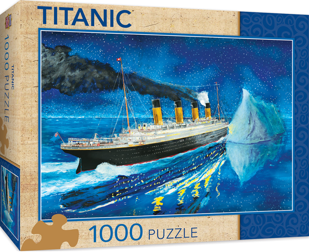 Masterpieces Titanic at Sea Iceberg 1000 Piece JIgsaw