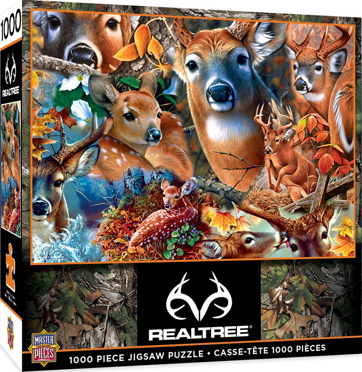 Masterpieces Realtree Forest Beauties Puzzle 1000 Piece Jigsaw