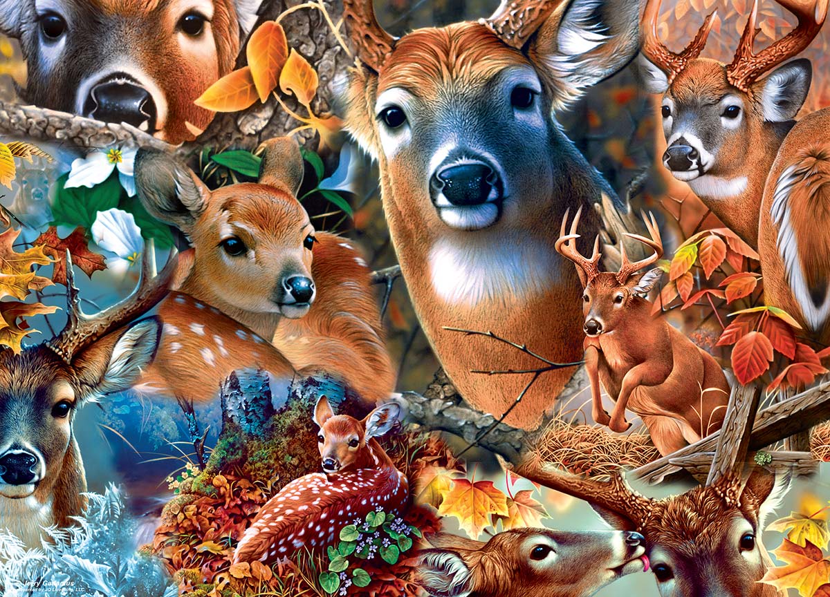 Masterpieces Realtree Forest Beauties Puzzle 1000 Piece Jigsaw
