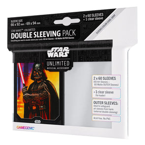 Gamegenic Star Wars Unlimited Art Sleeves Double Sleeving Pack - Darth Vader