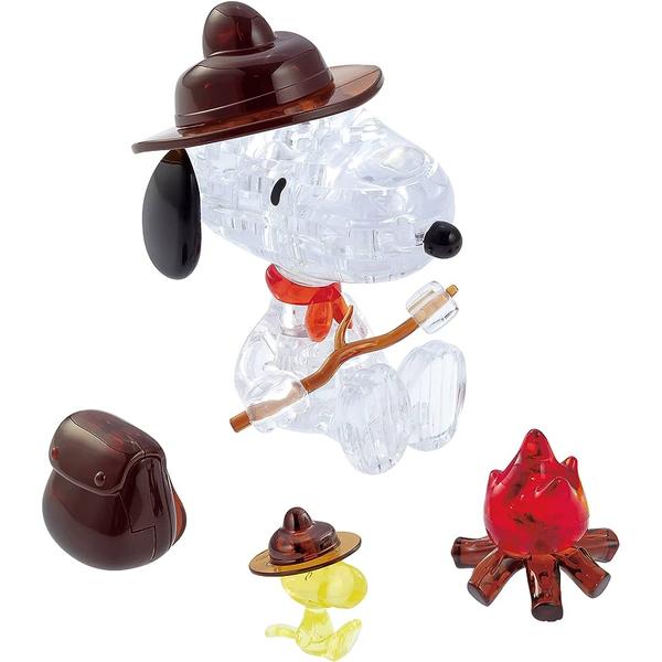 3D Snoopy Camping Crystal Puzzle