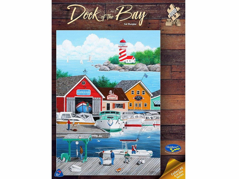 Holdson - Cat Burglar -dock Of The Bay 1000 Piece Jigsaw