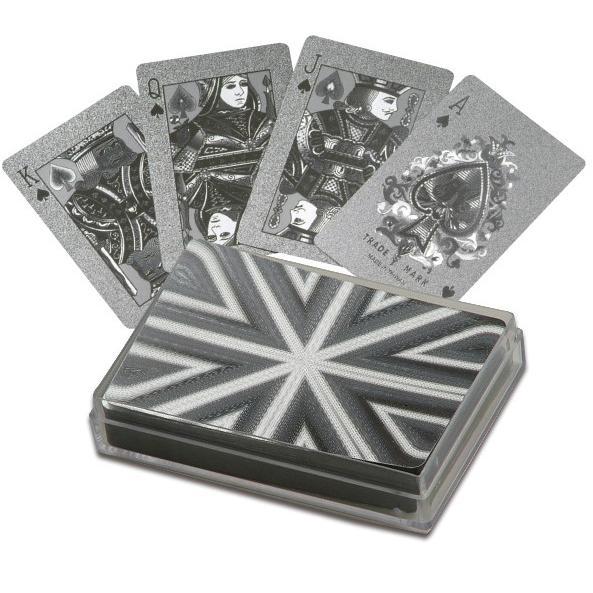 Royal 100% Plastic Silver Deck