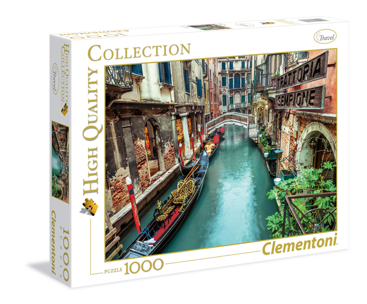 Clementoni - Venice Canal 1000 Piece Jigsaw - Italy Collection