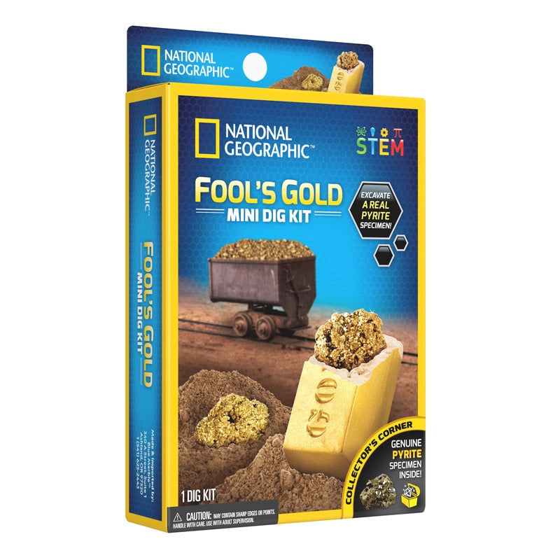 National Geographic - Impulse Assorted - Fools Gold Mini Dig Kit