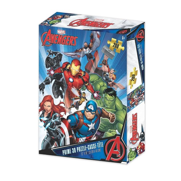 Prime3D Marvel Avengers - 200 Piece 3D Jigsaw