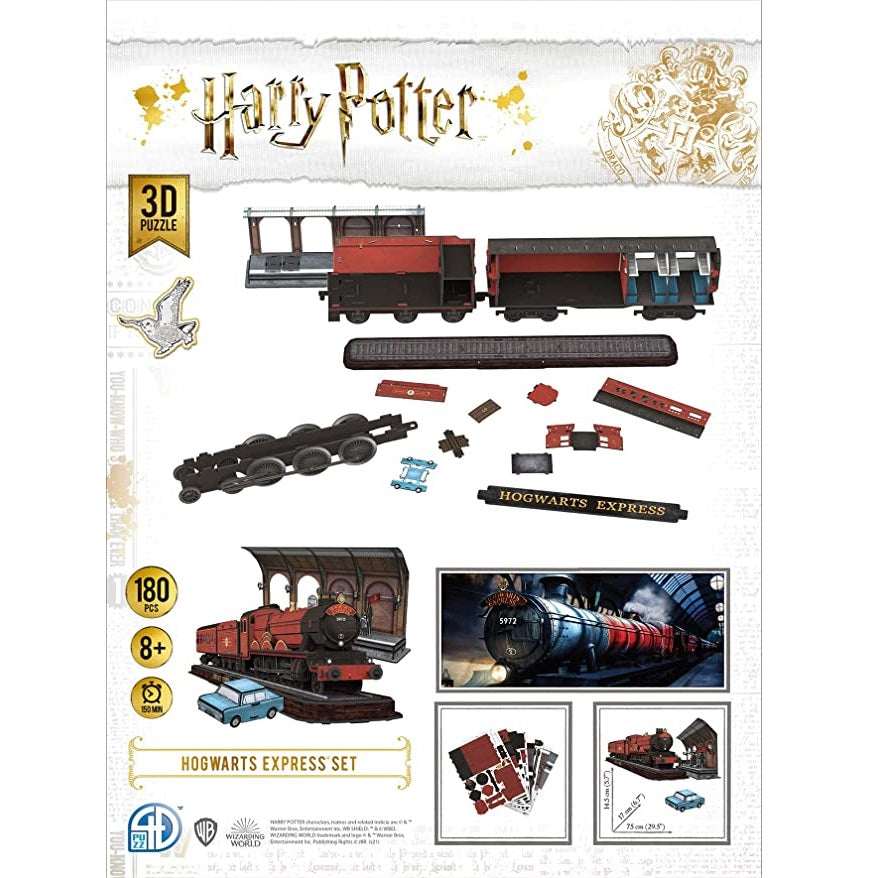 3D Puzzles: Harry Potter Hogwarts Express Set 181 Piece Jigsaw