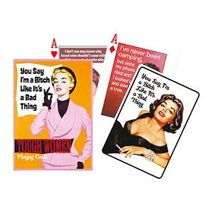 Tough Women Poker Playing Cards