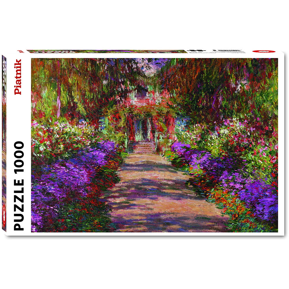 Piatnik - Monet Path in Monets Garden in Giverny 1000 Piece Jigsaw